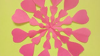 Easy Paper flower design  DIY Paper crafts Easy Paper flower design step by step [upl. by Hoeg223]