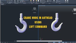 Autocad tutorials  Exercise 23 Crane hook in Autocad [upl. by Aivul]