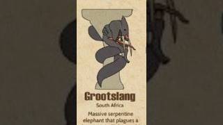 TYPE OF MYTHICAL AROUND OF WORLD 🌎 GROOTSLANG GHOST 👻shorts creature universe mythical [upl. by Eerised]