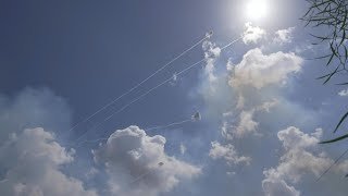 Rockets from Gaza intercepted above Israels Sderot  AFP [upl. by Eahsel479]