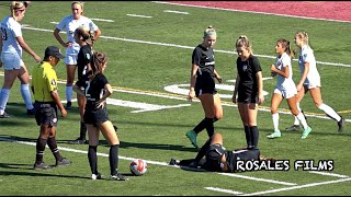 Unfortunate Soccer Injuries  Rebels SC vs Strikers FC U19 ECNL [upl. by Paderna]