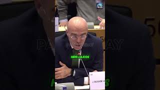 Jorge Buxadé de vox interpela a Teresa Ribera en el parlamento europeo noticias actualidad [upl. by Theis537]