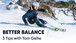 HOW TO SKI STEEPER SLOPES  3 Tips For Better Balance [upl. by Roots]