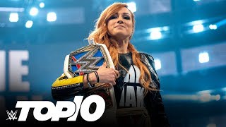 Becky Lynchs greatest moments WWE Top 10 May 17 2020 [upl. by Olzsal966]