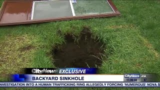 Mystery of the giant backyard sinkhole solved [upl. by Ajup852]