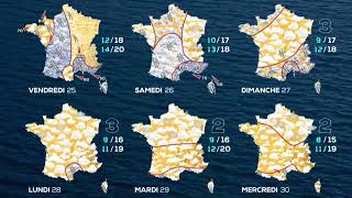 Météo France pour le 24 jusquau 30 octobre 2024 [upl. by Analihp]