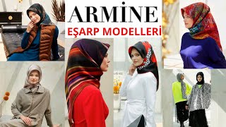 ARMİNE EŞARP MODELLERİ  ARMİNE TESETTÜR GİYİM [upl. by Miculek927]