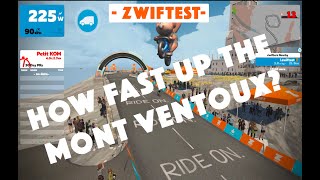 How long does it take to CLIMB the MONT VENTOUX in Zwift [upl. by Atiuqes]