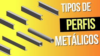 TIPOS DE PERFIS METÁLICOS I Como ler o perfil diferenças e algumas aplicações na prática [upl. by Eatnahc]