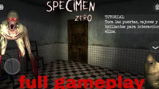 specimen Zero full gameplay [upl. by Deer420]