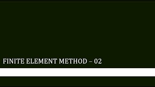 02Finite element method Example of 1D tapered bar [upl. by Yeaton]