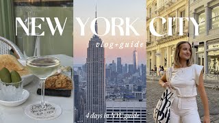 4 days in NYC  the best food shopping art and viral bagels haul amp giveaway  nyc guide 2023 [upl. by Odessa468]