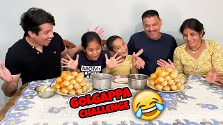 Golgappe Challenge With My FAMILY 😂 [upl. by Jania164]