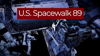 US Spacewalk 89 Animation  Oct 6 2023 [upl. by Aiotal32]