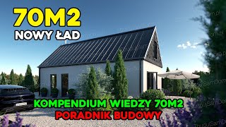 Polski ład projekt 70m2 poradnik budowa domu nowy ład 70m2 na zgłoszenie [upl. by Vinay291]