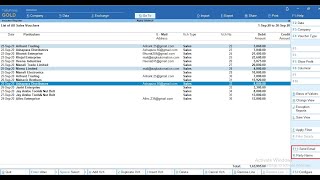 Tally Add On  Multi Emailing Sales Invoice in TallyPrime software [upl. by Erbua]