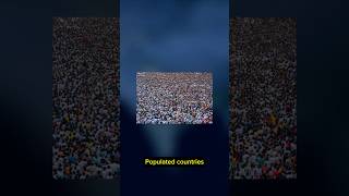 What are the most populated countries in the world 👫 geography world funfacts [upl. by Hnah]