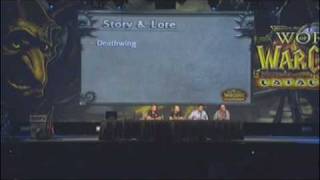 Blizzcon 2009  Cataclysm Panel 17 [upl. by Covell502]