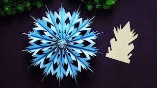 DIY Paper Snowflake Patterns ❄️ Easy 3D Snowflakes Making out of Paper for All Ages [upl. by Myranda318]