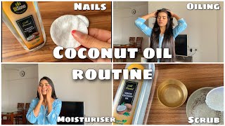 How I Use Coconut Oil In My Daily Life  Mishti Pandey [upl. by Channa]