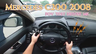 2008 Mercedes C200  MKPOV REVIEW [upl. by Ahsinauj246]