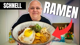 Nur aus Supermarkt Produkten Ramen kochen  Geht das 🤔 [upl. by Alaet]