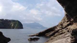 From within the Cave  Il Postino Beach Procida Italy [upl. by Nawtna277]