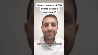 Su una pensione di 900 quanto possono pignorarmi [upl. by Katlaps733]