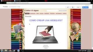 Como Crear Una Webquest Con Google Site [upl. by Ykroc]