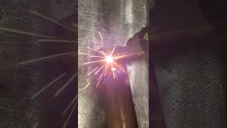 👀🔥copper to stainless steel coupling welding laserwelding custom diy stainlesssteel [upl. by Sheaff]