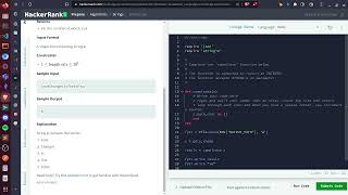 Solving the programming exercise Camel Case from HackerRank [upl. by Primavera889]