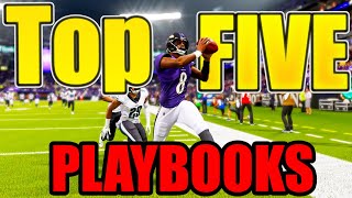 Top 5 Offensive Playbooks in Madden 24 Madden Tips [upl. by Adnilab758]