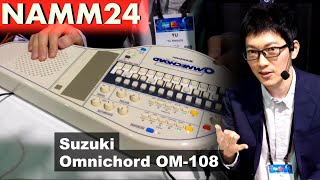 NAMM 2024  Suzuki  Omnichord OM108 [upl. by Gard]