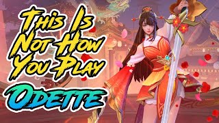 IS ODETTE REALLY UNSTOPPABLE  MLBB  MOBILE LEGENDS HIGLIGHTS [upl. by Tomas]