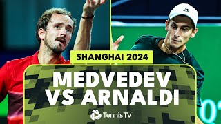 Daniil Medvedev vs Matteo Arnaldi Entertaining Match Highlights  Shanghai 2024 [upl. by Alexis476]