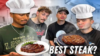 HOW TO COOK THE PERFECT STEAK Ft Los boyz [upl. by Yemrots]