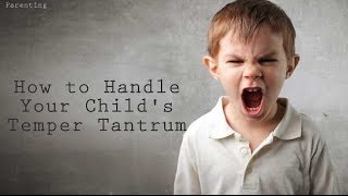 How to Handle Your Childs Temper Tantrum  Ventuno The Raising  Parenting Show [upl. by Agnew768]