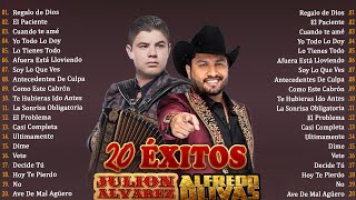 Julion Alvarez y Alfredo Olivas Exitos Mix  Mejor Música Romántica  Música de Banda 2024 [upl. by Ossy791]