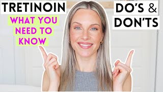 TRETINOIN DOS amp DONTS  COMPLETE GUIDE FOR MAXIMUM RESULTS  ANTIAGING SKINCARE OVER 30 [upl. by Waal498]