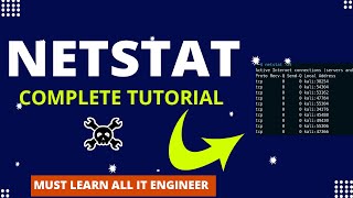 Netstat Complete Course Tutorial in Hindi  Netstat Network Troubleshooting in one video🔥 [upl. by Jarad471]