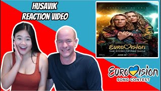 Husavik Song Reaction  Eurovision Song Contest  The Story of Fire Saga [upl. by Milt249]