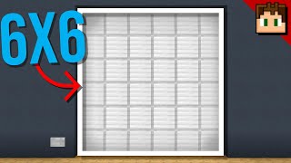 How To Build a 6X6 PISTON DOOR Minecraft Bedrock 121 Tutorial [upl. by Felipa]