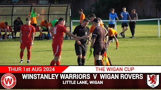 Winstanley Warriors Vs Wigan Rovers 010824 Wigan Cup [upl. by Etnahc291]