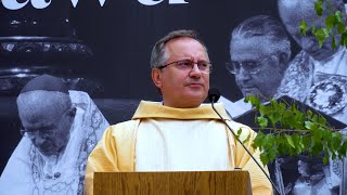 Bp Damian Muskus OFM w Boże Ciało Kultura przesytu zabija wrażliwość [upl. by Dorine422]