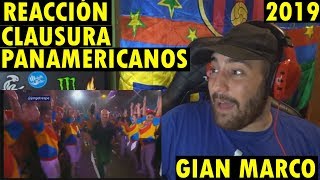 GIAN MARCO  Clausura de los Juegos Panamericanos Lima 2019 [upl. by Grassi828]