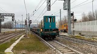 E652 CON CARRI VRtz Sestinequot IN PARTENZA DA SULMONATRANSITO [upl. by Jannery419]