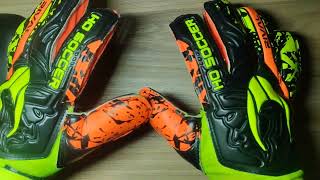 Comparación de guantes de fútbol NIKE MATCH JR y HO SOCCER [upl. by Colly]