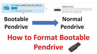 How to Format Bootable Pendrive  Bootable Pendrive ko Normal Kaise Kare  Bootable PD to Normal PD [upl. by Mickey]