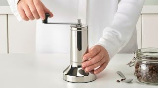 Ikea coffee grinder Metallisk review [upl. by Marolda]