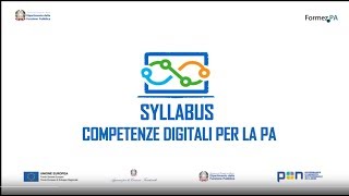 Syllabus quotCompetenze Digitali per la PAquot [upl. by Sephira]